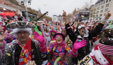 Thousands masquerade as Carnival season starts with festivals across Germany