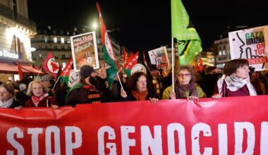 Protests in Paris over pro-Israel gala organised by far-right figures | Israel-Palestine conflict News