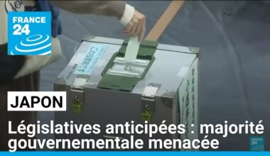 Législatives anticipées au Japon : la majorité gouvernementale menacée • FRANCE 24