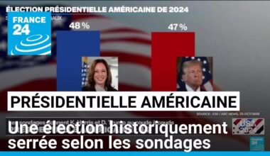 Présidentielle américaine : une élection historiquement serrée selon les sondages • FRANCE 24
