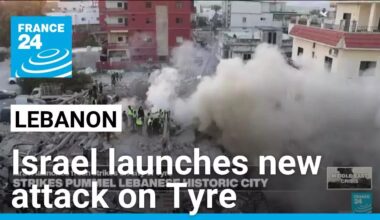 Israel strikes again target Lebanese ancient city of Tyre • FRANCE 24 English