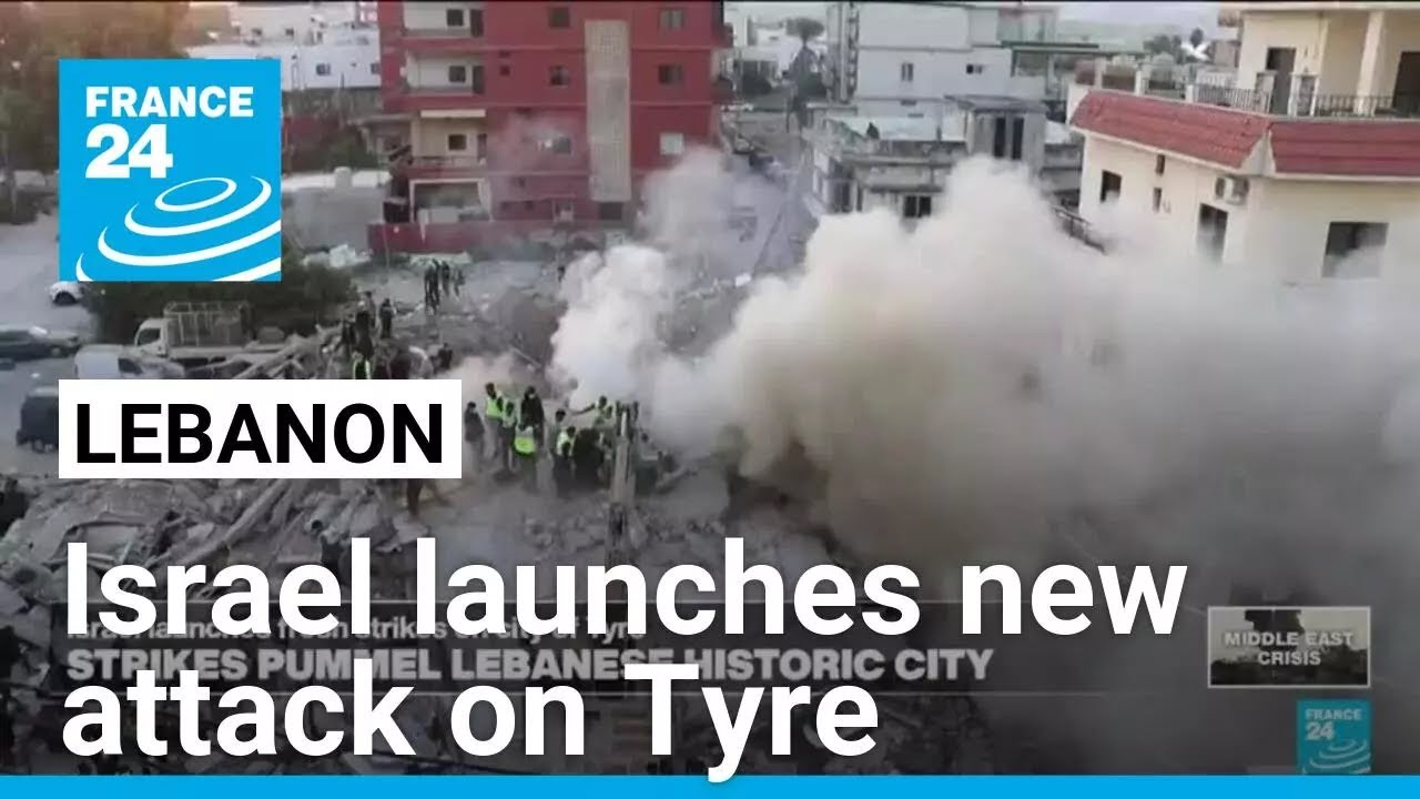Israel strikes again target Lebanese ancient city of Tyre • FRANCE 24 English