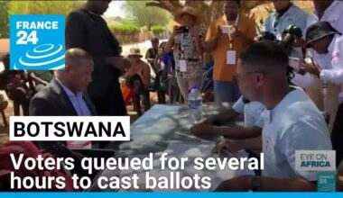 Botswana: voters queued for several hours to cast ballots • FRANCE 24 English