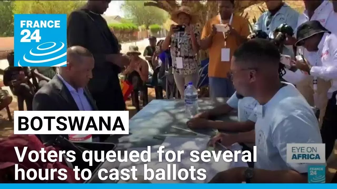 Botswana: voters queued for several hours to cast ballots • FRANCE 24 English