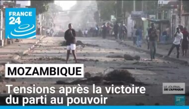 Mozambique sous tension après la victoire du candidat du parti au pouvoir • FRANCE 24