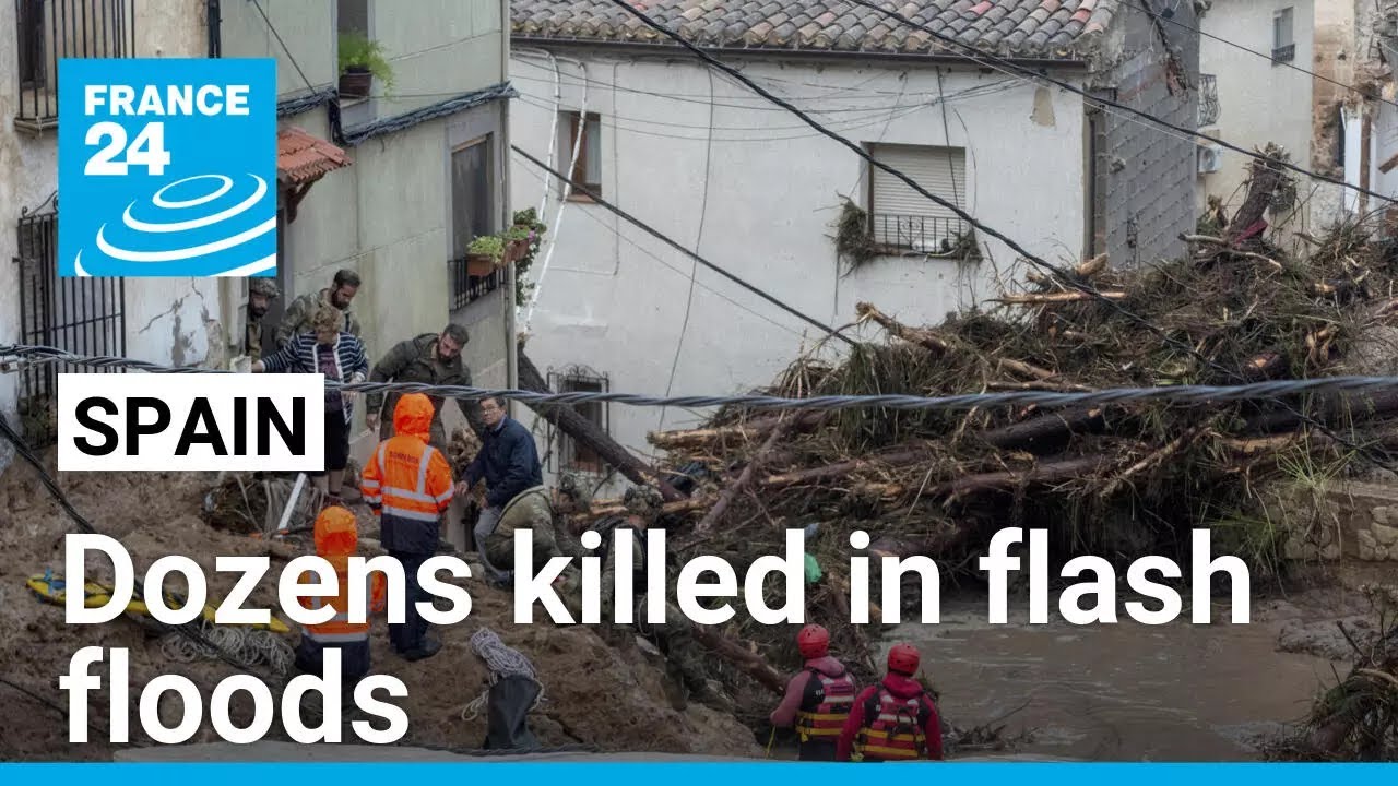 Dozens killed as heavy rains, flash floods slam Spain • FRANCE 24 English