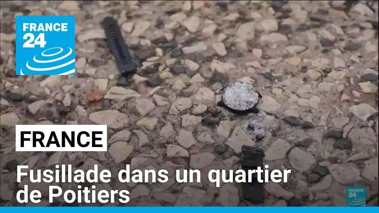 France : fusillade dans un quartier de Poitiers, un mineur entre la vie et la mort • FRANCE 24