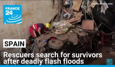 Rescuers search for survivors after deadly flash floods • FRANCE 24 English