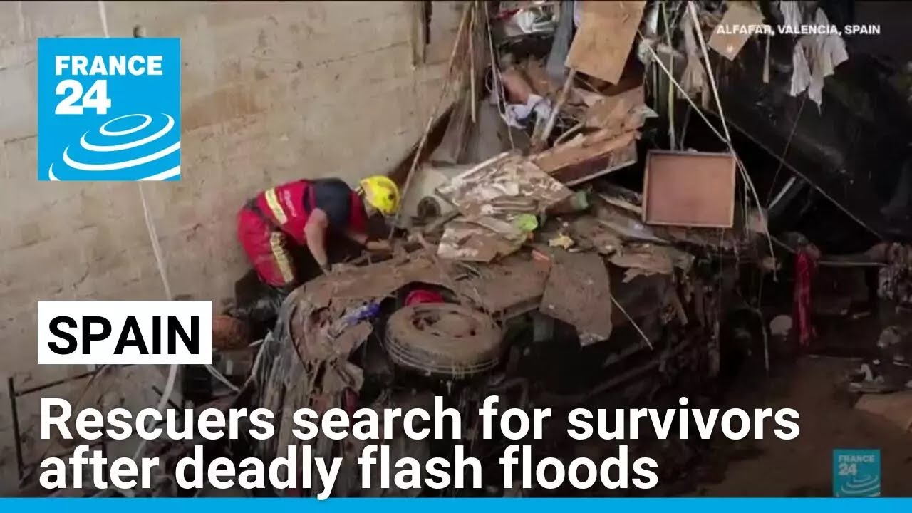 Rescuers search for survivors after deadly flash floods • FRANCE 24 English