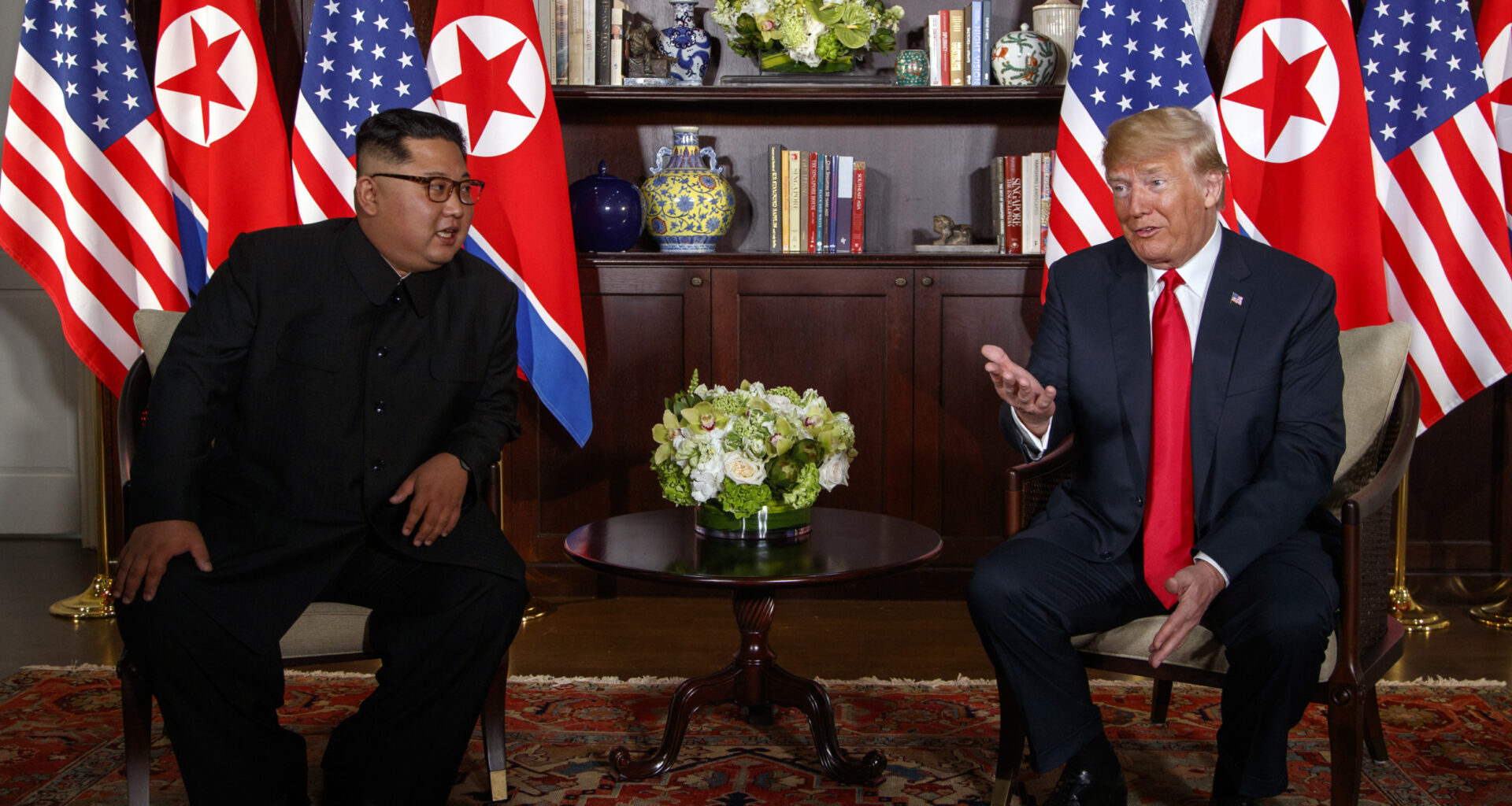 Donald Trump Meets With Kim Jong Un