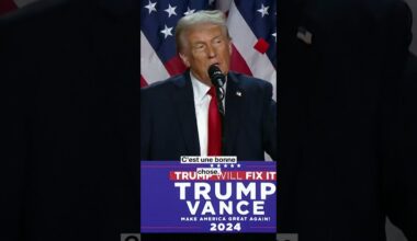 Donald Trump réélu : le discours victorieux de Trump en 3 moments clés • FRANCE 24