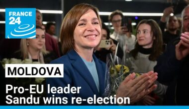 Moldova pro-EU leader Sandu wins re-election despite Russian meddling allegations • FRANCE 24