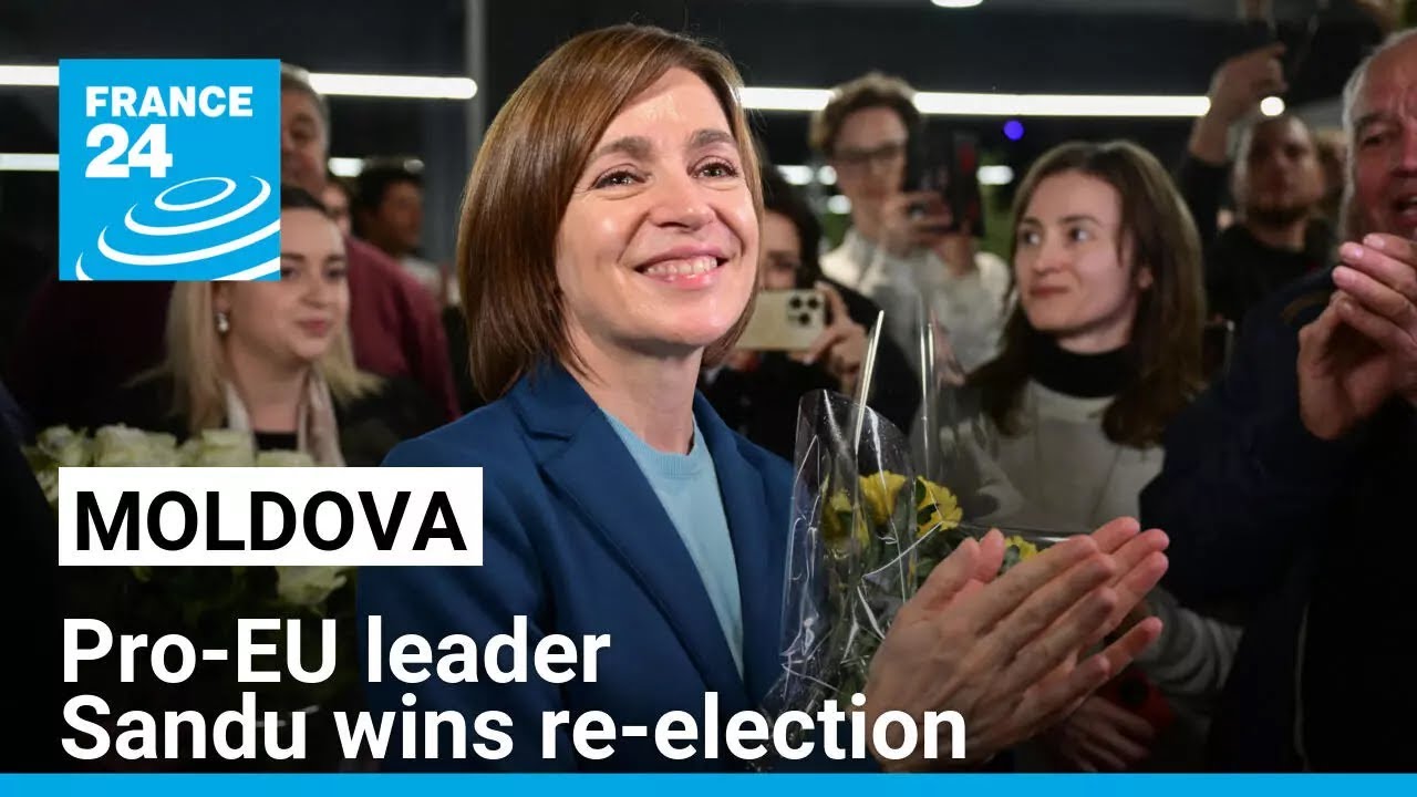 Moldova pro-EU leader Sandu wins re-election despite Russian meddling allegations • FRANCE 24