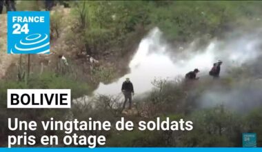 Révolte anti gouvernementale en Bolivie, une vingtaine de soldats pris en otage • FRANCE 24
