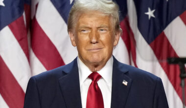 Donald Trump at Election Watch Party