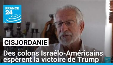 Cisjordanie : des colons espèrent la victoire de Trump à l'élection américaine • FRANCE 24