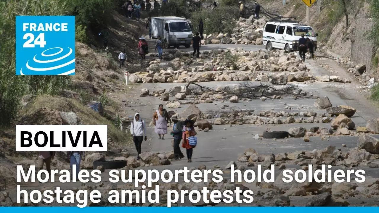 Supporters of Bolivia's Evo Morales hold soldiers hostage amid protests • FRANCE 24 English
