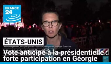 Vote anticipé à la présidentielle américaine : forte participation en Géorgie • FRANCE 24