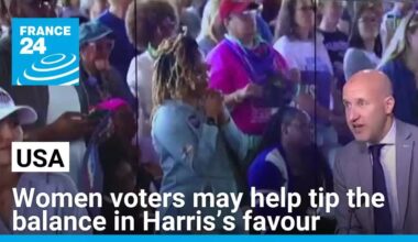 Gender gap: Women may help tip the balance in Harris’s favour • FRANCE 24 English