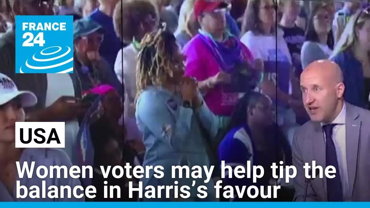 Gender gap: Women may help tip the balance in Harris’s favour • FRANCE 24 English