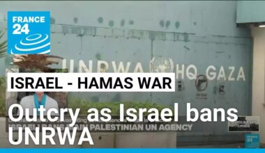 Outcry as Israel bans main UN Palestinian aid agency • FRANCE 24 English