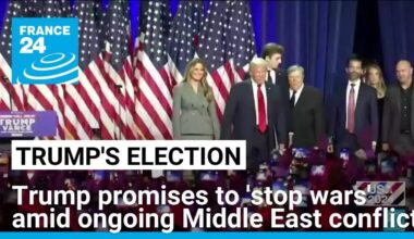 Trump promises to 'stop wars' amid ongoing Middle East conflict • FRANCE 24 English