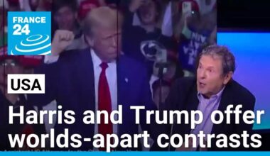 Harris and Trump offer worlds-apart contrasts on top issues in presidential race • FRANCE 24