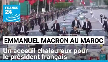 Emmanuel Macron au Maroc : un acceuil chaleureux pour le président français • FRANCE 24
