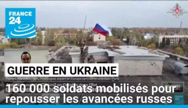 160 000 soldats mobilisés en Ukraine pour repousser les avancées russes • FRANCE 24