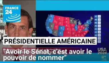 Présidentielle américaine : "Avoir le Sénat, c'est avoir le pouvoir de nommer" • FRANCE 24