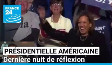 Présidentielle américaine : dernière nuit de réflexion • FRANCE 24