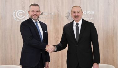 President Ilham Aliyev met with President of Slovakia [PHOTOS] - Gallery Image