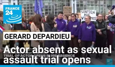 Sexual assault trial of French film star Depardieu opens in his absence • FRANCE 24 English
