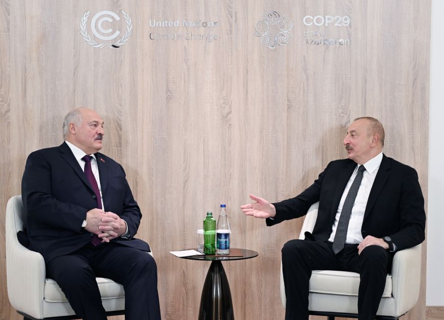 President Ilham Aliyev meets with President of Belarus [PHOTOS/VIDEO] - Gallery Image