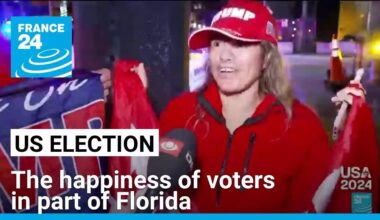 Trump's election: the happiness of voters in part of Florida • FRANCE 24 English