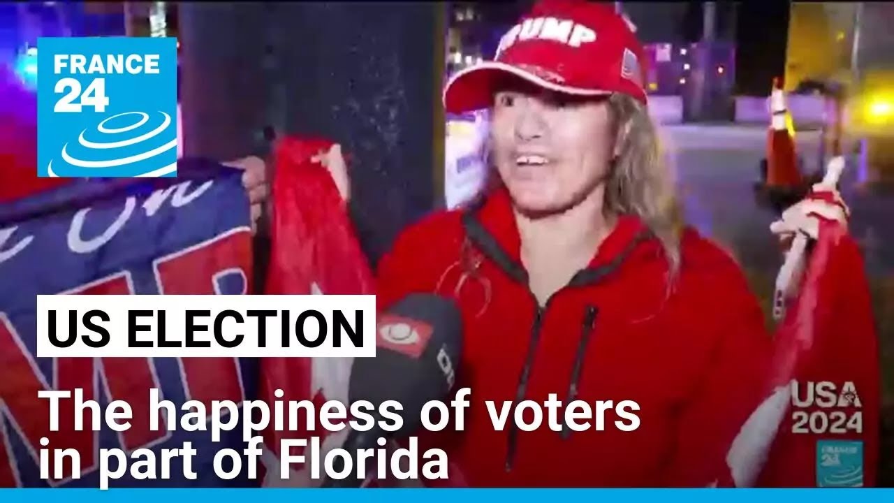 Trump's election: the happiness of voters in part of Florida • FRANCE 24 English