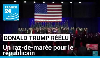 Réélection de Donald Trump : un raz-de-marée pour le républicain • FRANCE 24