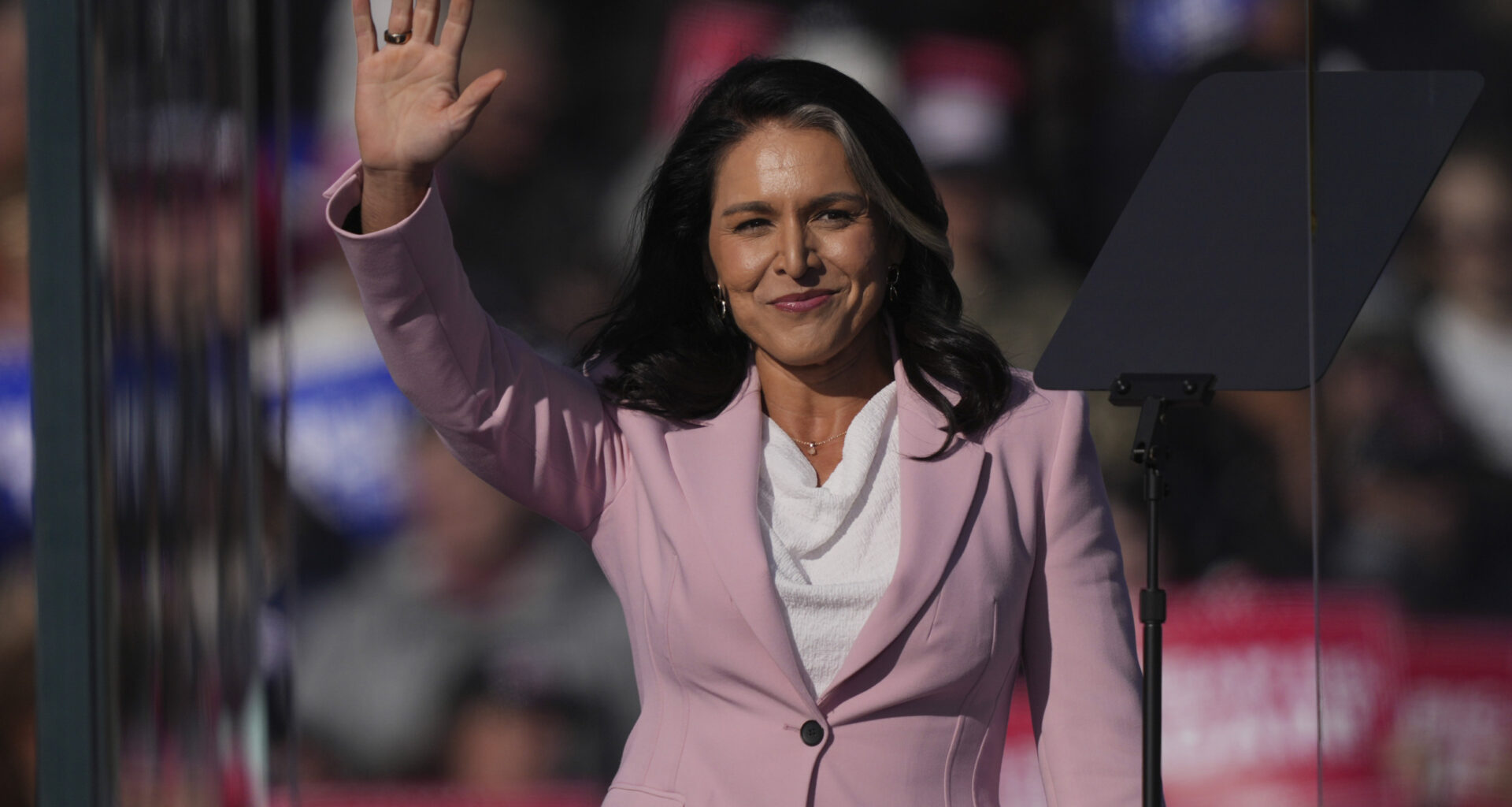 Tulsi Gabbard Speaking At Trump Rally