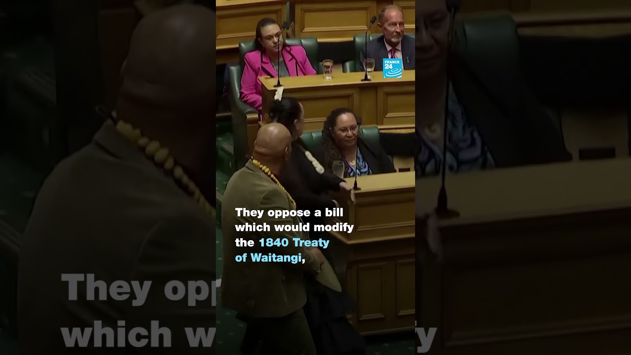 In New Zealand, Indigenous Maori MPs stage a haka • FRANCE 24 English
