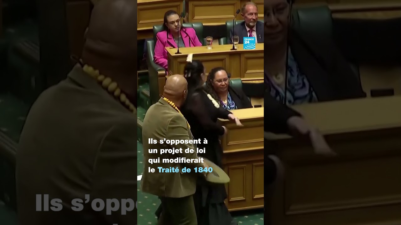 Nouvelle-Zélande : les députés maoris font un #haka au Parlement • FRANCE 24