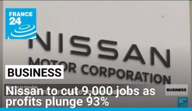 Nissan to cut 9,000 jobs as profits plunge 93% • FRANCE 24 English