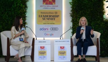 ‘West in serious trouble, British economy overtaken by India’: Liz Truss at HTLS 2024 | Latest News India
