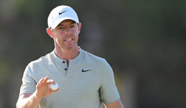 McIlroy in three-way tie for lead in Dubai finale