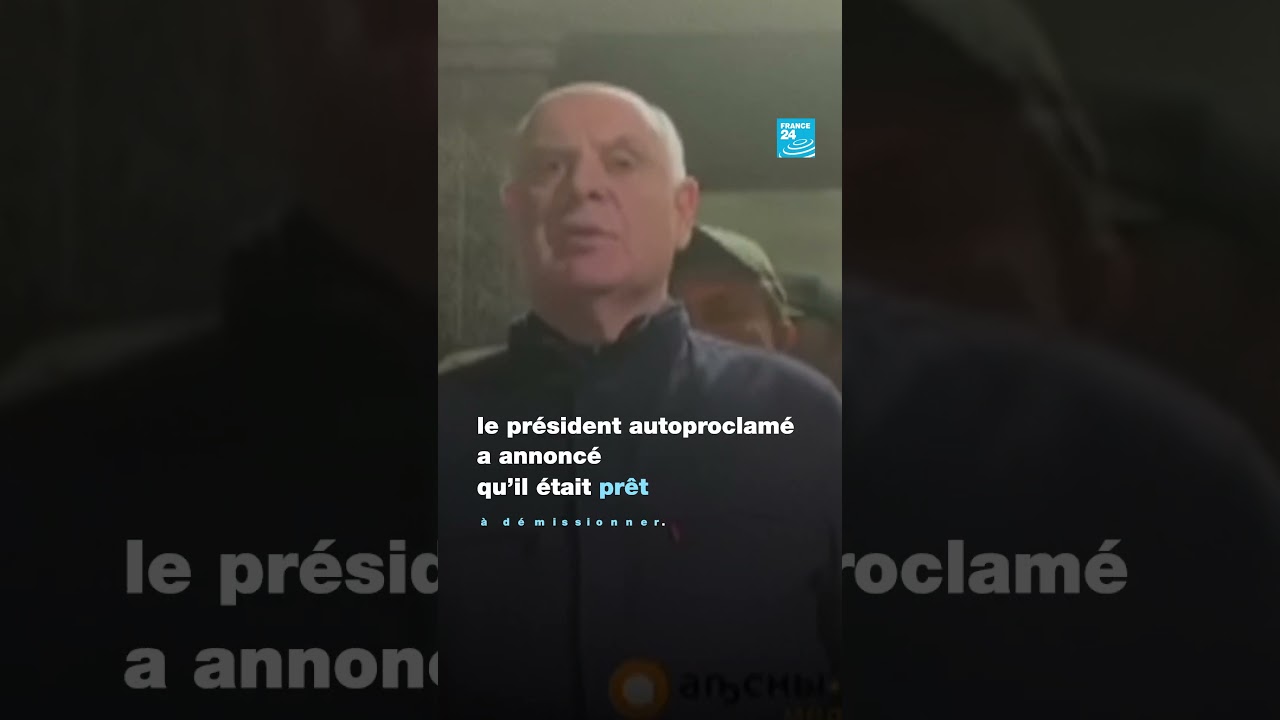 🇬🇪🏛️ En #Géorgie, le #Parlement de la région d'Abkhazie pris d'assaut • FRANCE 24