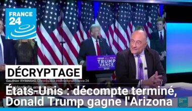 Décryptage présidentielle américaine : décompte terminé, Donald Trump gagne l'Arizona