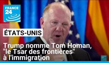 Donald Trump nomme Tom Homan à la tête du contrôle des frontières et immigration • FRANCE 24