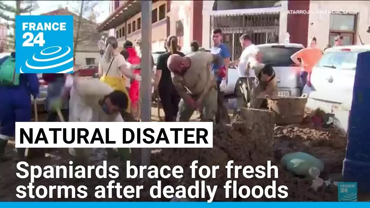 Spaniards brace for fresh storms two weeks after deadly Valencia floods • FRANCE 24 English
