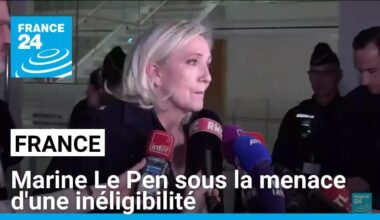 France : Marine Le Pen sous la menace d'une inéligibilité • FRANCE 24