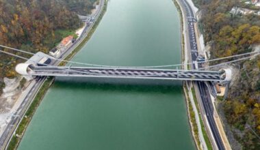 Rund 10.000 Fahrzeuge wurden am ersten Wochenende auf der Brücke gezählt. (Foto: Heimo Pertlwieser)