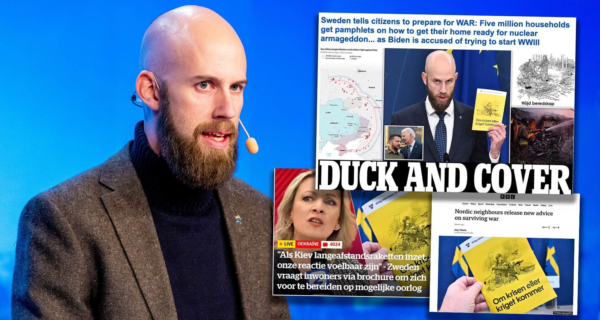 Krigsrubrikerna efter MSB-broschyren: Kärnvapen-armageddon | Sverige